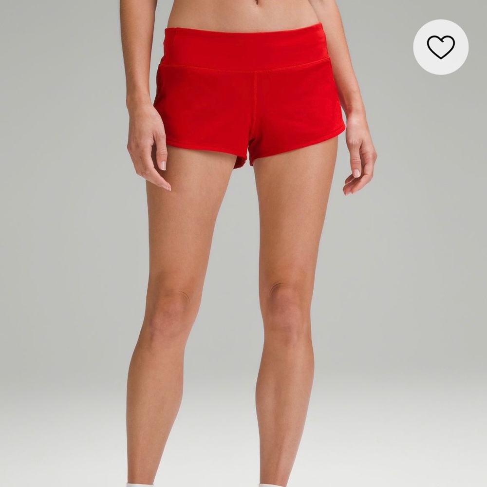 Lululemon speed up low-rise lined short 2.5”